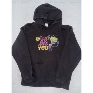 Invader Zim Hoodie Mens 2XL Nickelodeon Pullover Cartoon Sweatshirt Y2K RARE